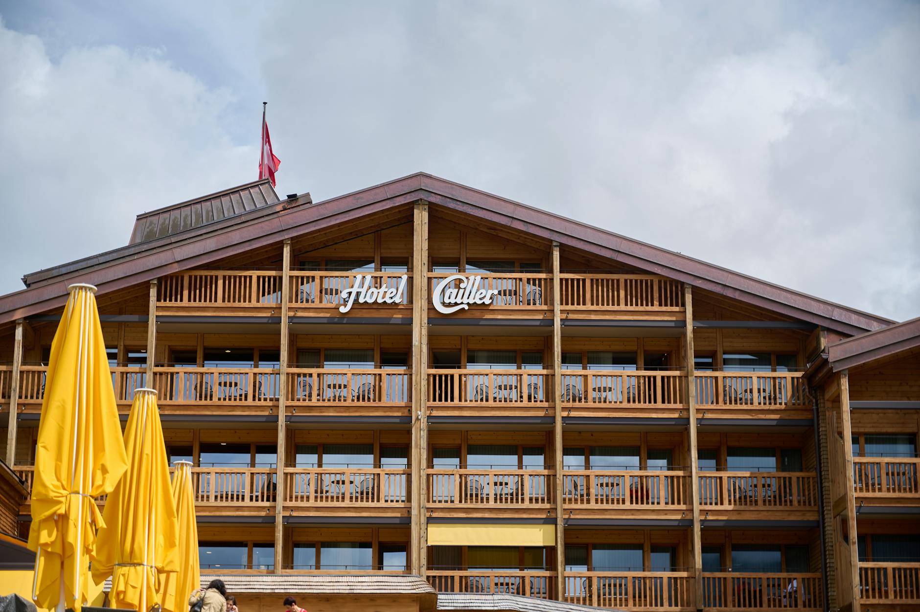 Hotel Seeblick vom See aus